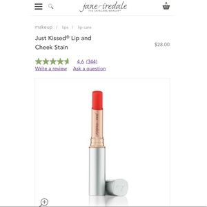 Just Kissed Lip and Cheek Stain- JI Forever Red